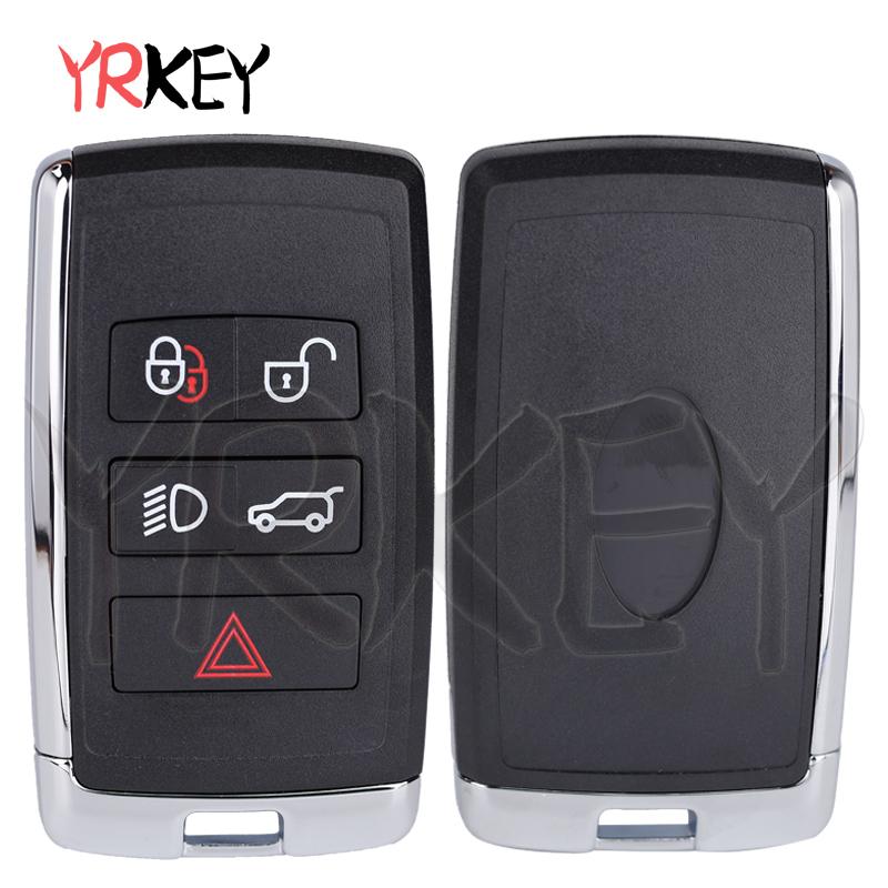 YRKEY - Car key Lonsdor Smart Key for Land Rover LR2 LR4 for Jaguar F-Pace F-Type XE XF XJ 315MHz/433MHz Support K518 2018-2021