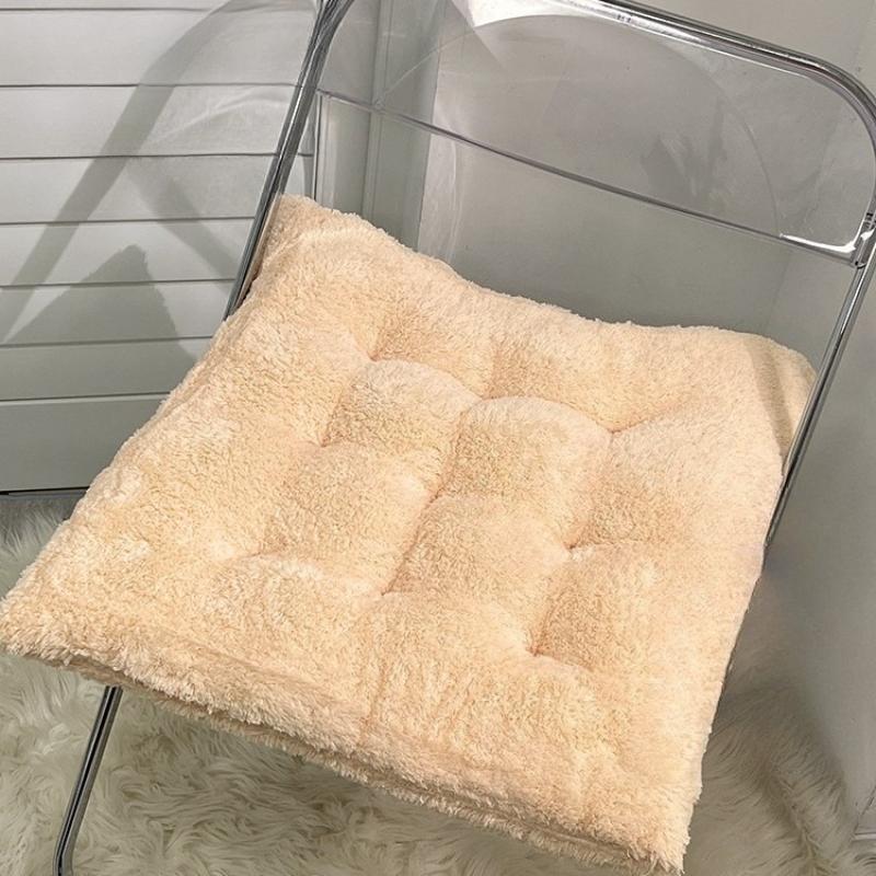 Simple Plush Cushion Thick and Soft Office Chair Cushion Dormitory Classroom Home Furnishings Mattresses Winter Seat Mat