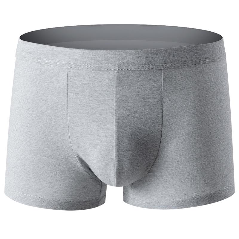 Мужские трусы-боксеры большого размера из гребенного хлопка со средней посадкой — удобные, свободные и дышащие