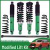 Adjustable 2-Inch Lift Kit with Shock Absorbers for Isuzu MUX Ranger Off-Road Modification