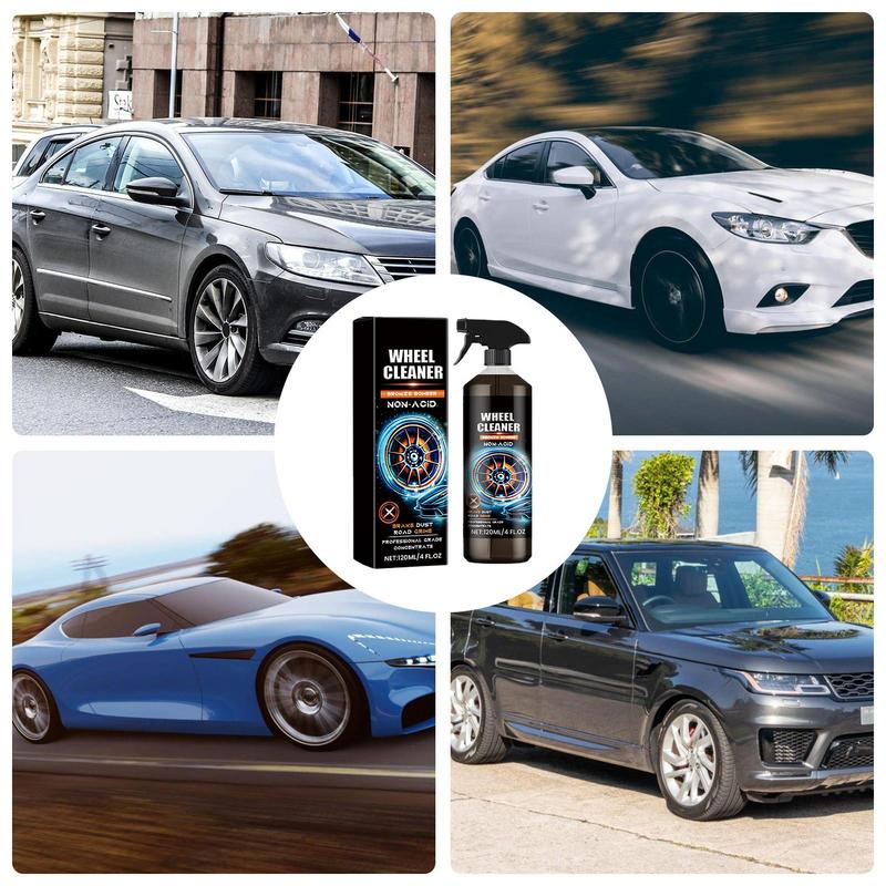 Очиститель колес и шин, спрей для чистки колес и дисков, средство для мытья автомобиля без использования моющих средств, мощный очиститель шин, мойка колес