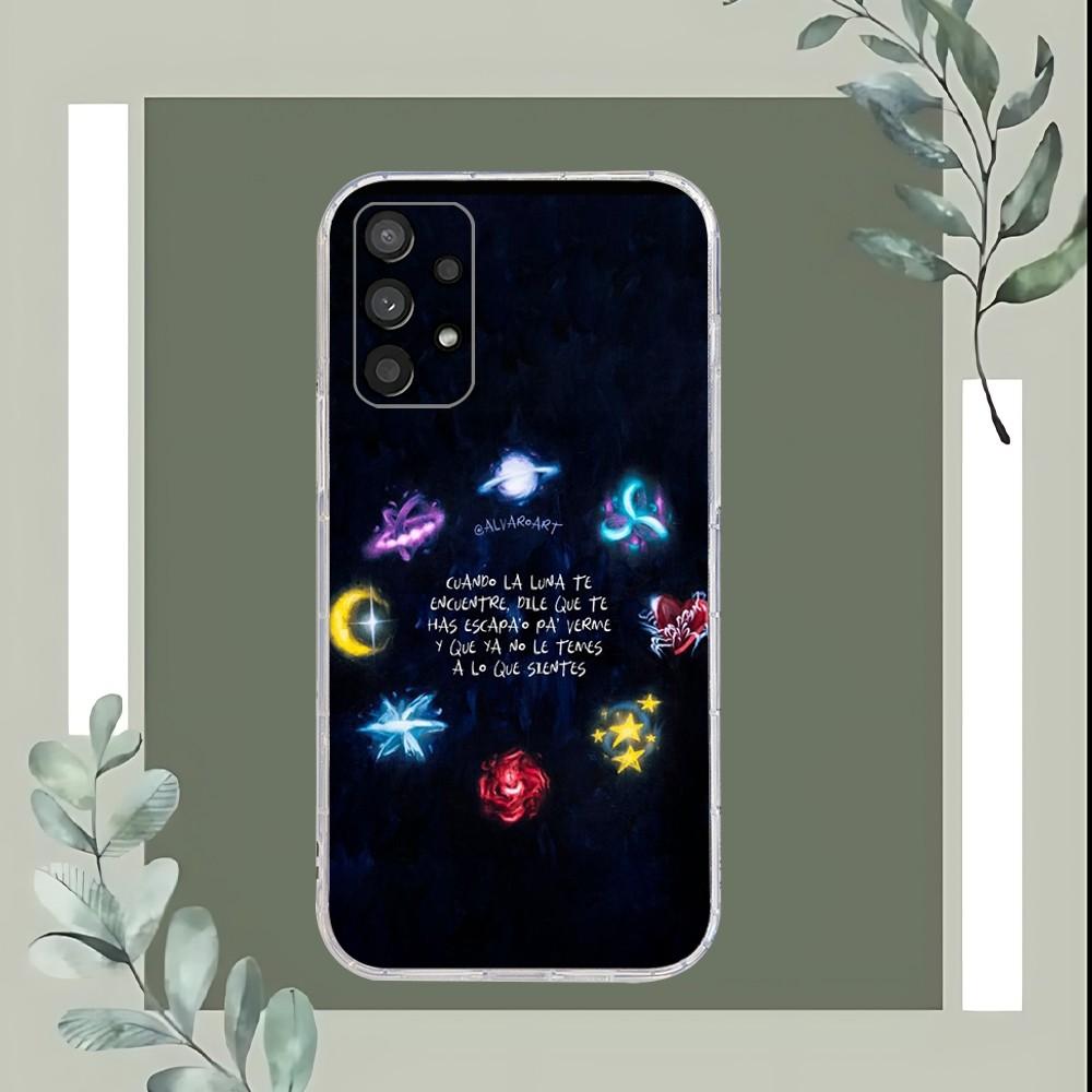Cartoon Singer Saiko Sakura Phone Case For Samsung Galaxy A52 A12 A51 S21 Edge S22ULTRA S23 S20LITE Plus Ultra Transparent Cover