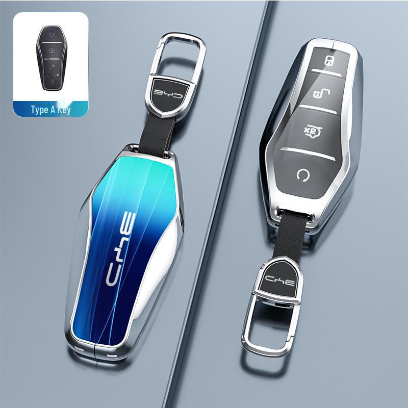 BYD Car Key Cover for Qin Plus, Seagull, Yuan, Dolphin, Destroyer 05, Han EV, Song L, Tang, and Seal Models.