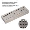 36 Holes Steel Drilling Carving Hole Punching Plate Watch Repairing Accessory Tool