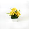 Multicolor Simulation Flowerpotted With Flowerpot Faux Potted Flowers  Home Decoration