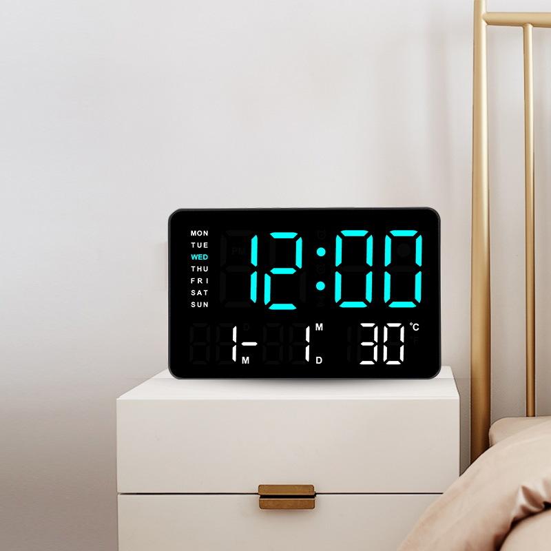Multifunctional Electronic Clock Simple Alarm Clock Bedside Clock Simple Digital Clock Watch