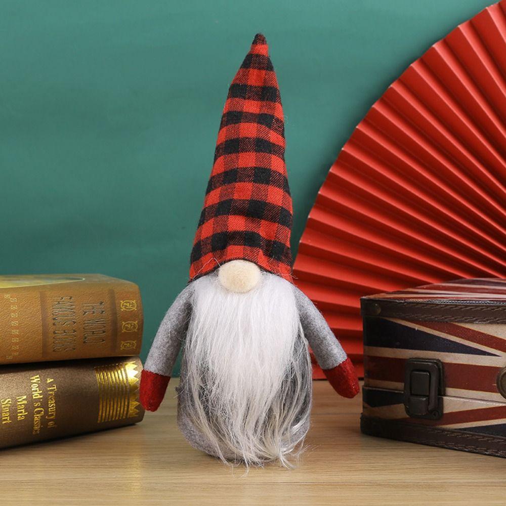 Soft Faceless Old Man Ornaments Cartoon Merry Christmas Decoration  Children Gifts