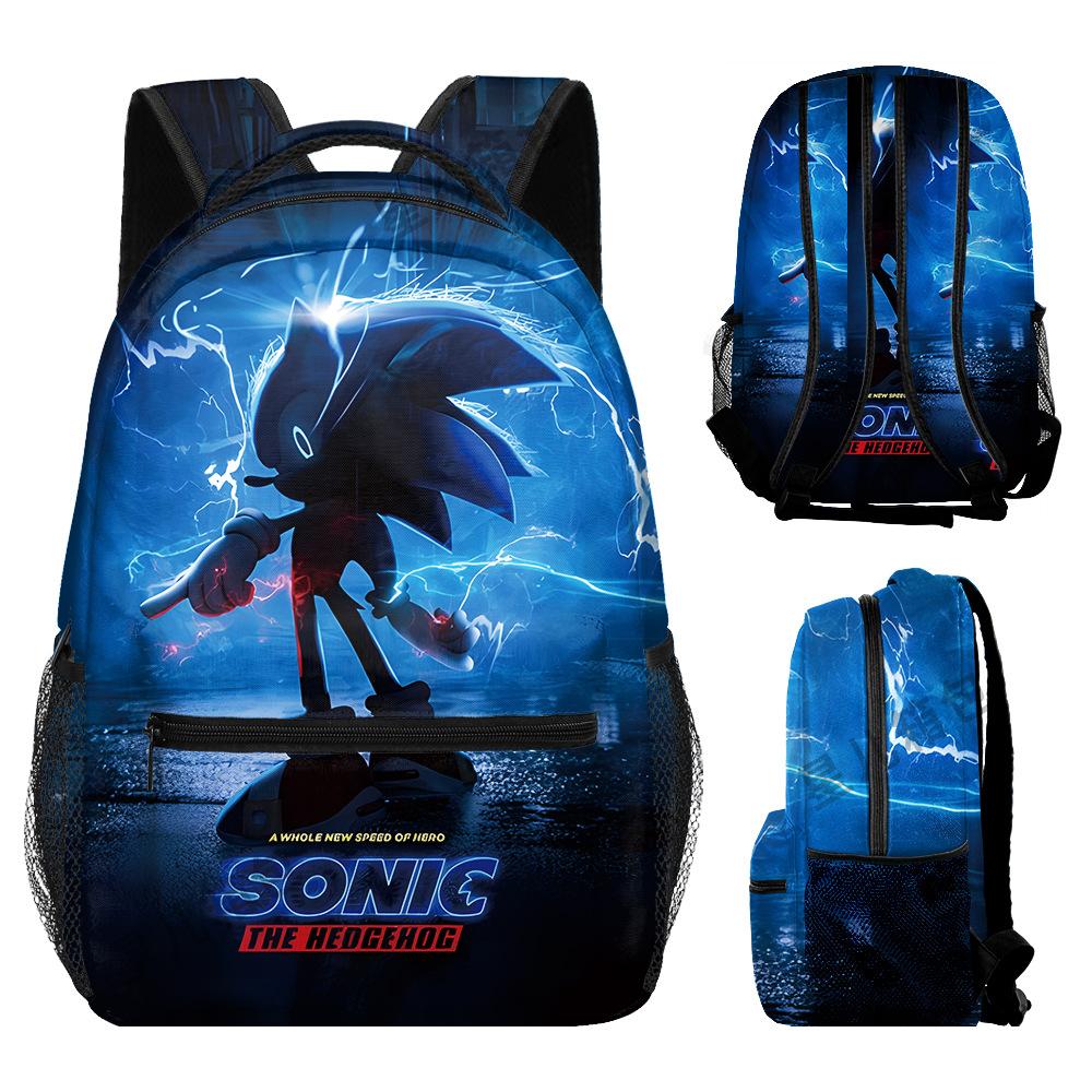 Source Backpack Sonic Primary And Secondary School School Bag Children'S Backpack Backpack Cartoon Bag
