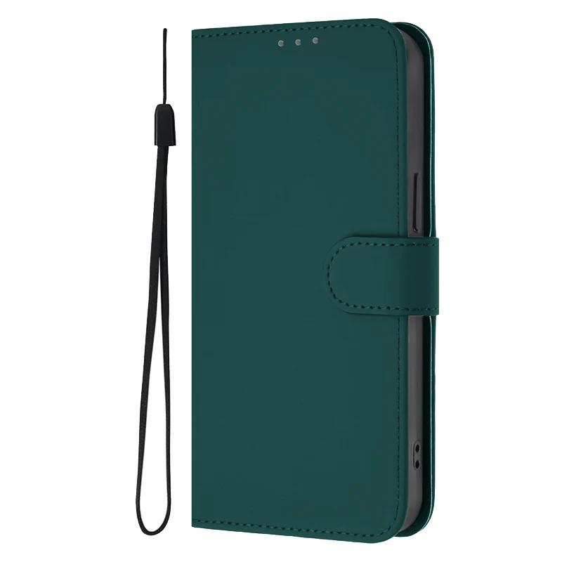 Чехол для Redmi 9 9A 9C 9T Однотонный Чехол-книжка с откидной крышкой для Xiaomi Redmi 9 9A 9T 9C NFC Цветной Конфетный Кожаный Чехол для Телефона Fundas