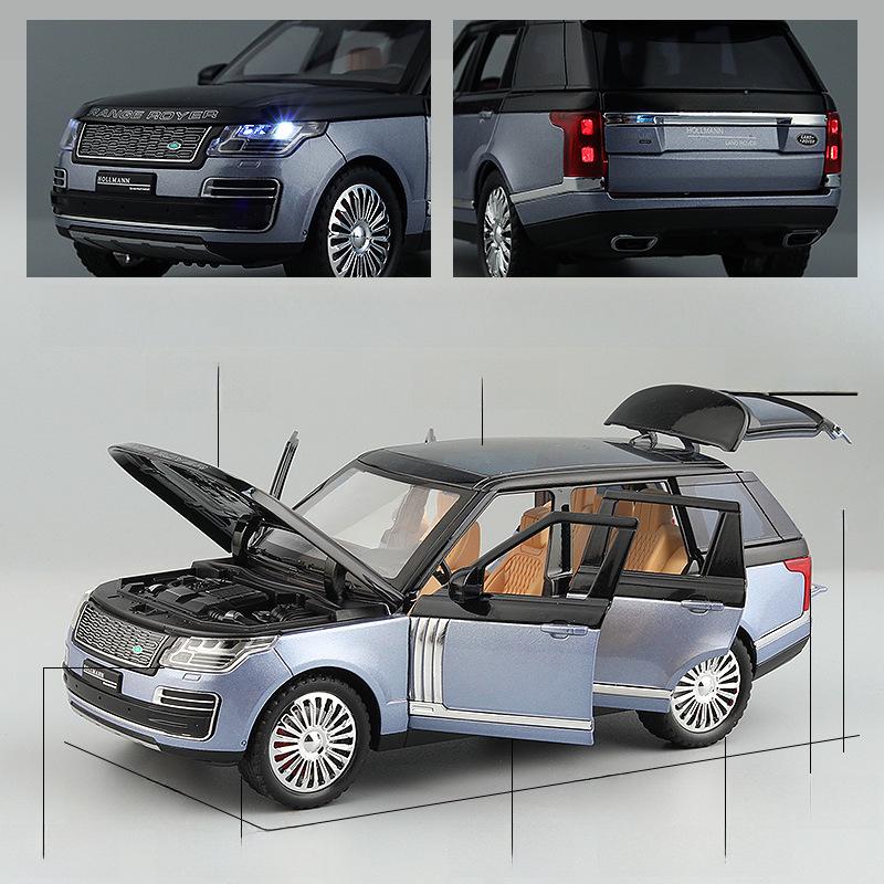 В коробке Xinao 1/24 Land Rover Range Rover Alloy Model Off-Road Toy со звуком и светом