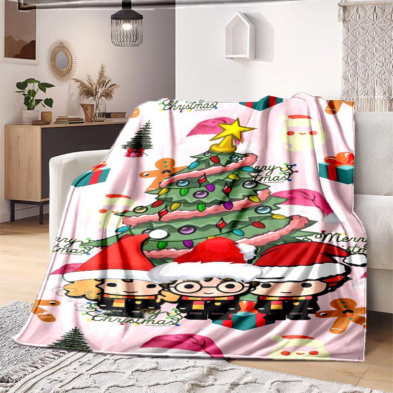 1PC Harry Potter blanket, all-season lightweight home office outdoor nap multifunctional blanket, Christmas gifts