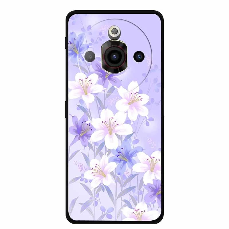 Чехол для ZTE Nubia Focus Pro 5G Мягкий бампер для Nubia Focus Pro Черные силиконовые чехлы для телефона Nubia Focus Pro 5G Защитный чехол