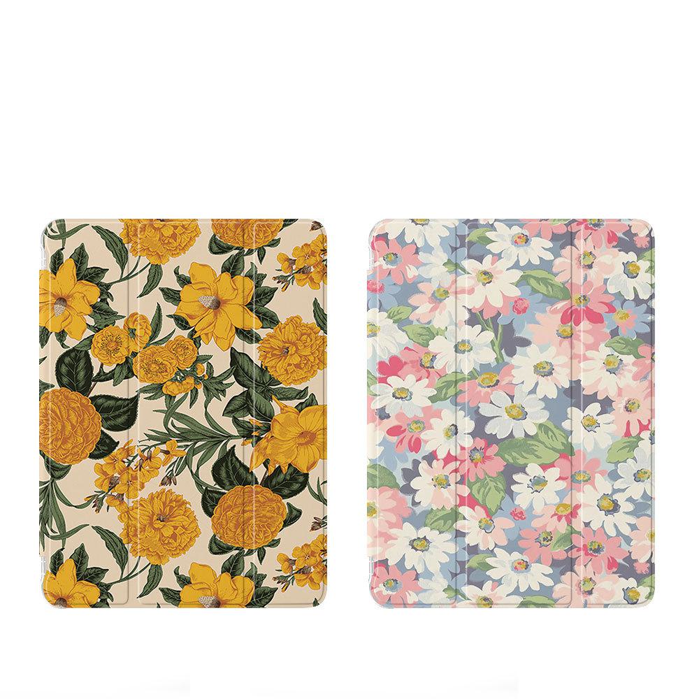 Защитный чехол для iPad 10.2 дюйма с прозрачным дизайном масляной живописи