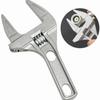 Adjustable Wrench - 6 To 68mm Short Shank Aluminum Alloy Spanner Tool