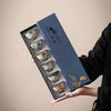 Geyao Teacup 6-cup Set Hand-painted Kung Fu Tea Set Ceramic Master Cup Gift Box Tea Cup Business Gift