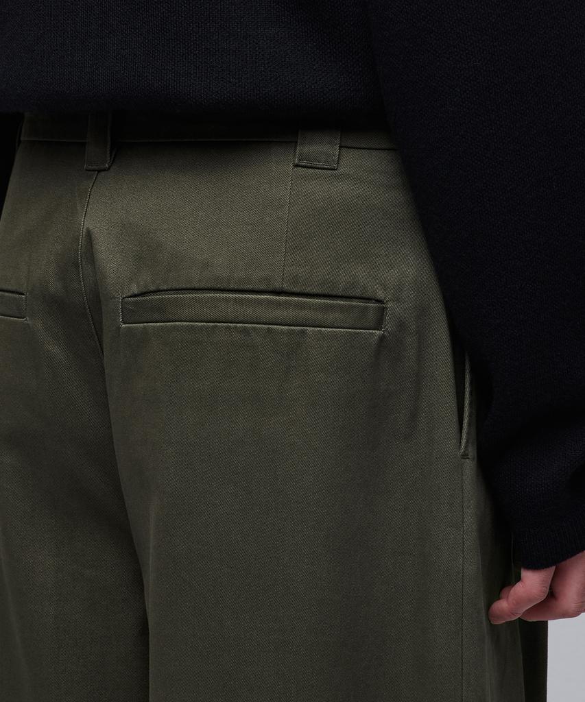 MUSINSA STANDARD Curved Wide Chino Pants [Khaki]