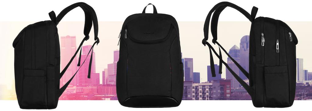 PTN 24400-6904 Black Laptop Backpack