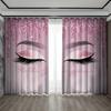 3D Красивые Глаза Ресницы Блестящие Красочные Шторы На Окна Жалюзи Для Гостиной Детской Спальни Ванной Кухни Двери Домашнего Декора2P