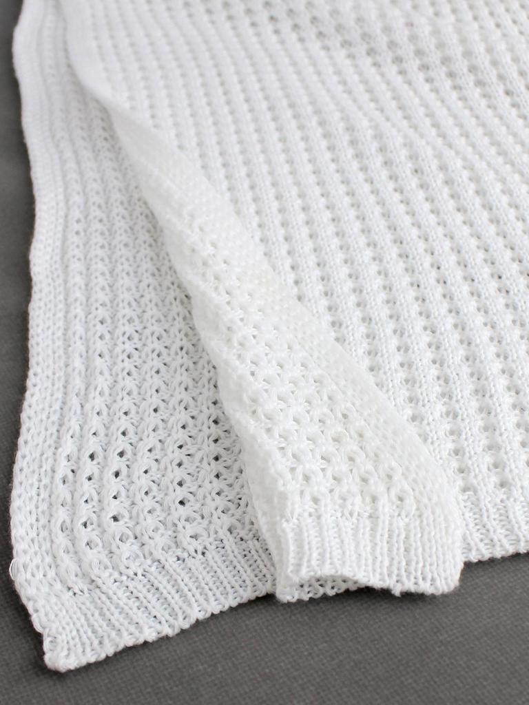 Европейский и американский трикотажный свитер с разрезом для женщин – пляжное платье для отдыха на весну/лето