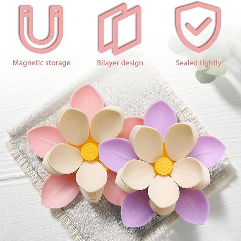 Flower Refrigerator Magnet Sealing Clip, Petal Sealing Clip Multifunctional Sealing Clip, Food Sealing Clip, Kitchen Gadgets