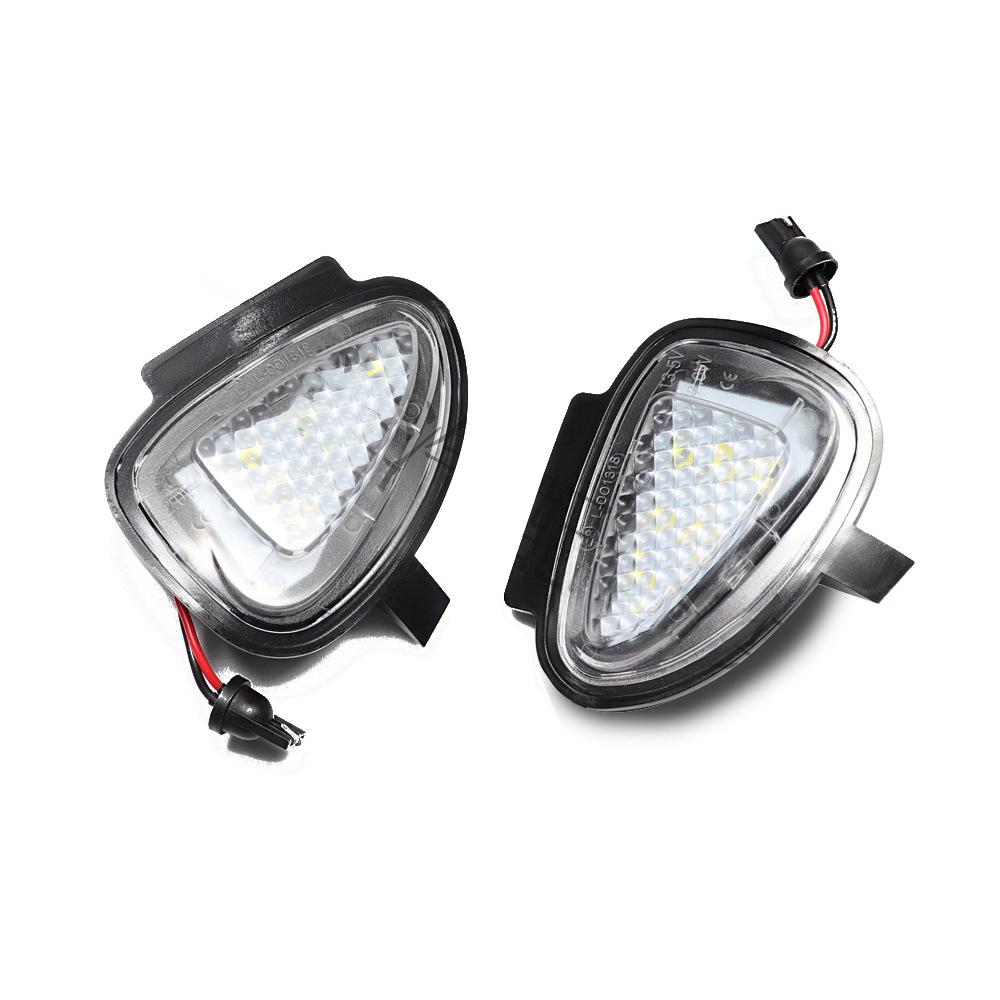 2 шт. светодиодные фонари для луж Canbus без ошибок белого цвета для VW Golf 6 MK6 GTI Touran 2011-2014 под зеркалом наземная лампа