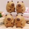 Cute Capybara Squeeze Ball Stress Balls Toys Soft Finger Squishy Squeeze Toy TPR Sensory Fidget Toys Stress & Anxiety Relief Calming Tool