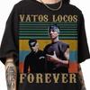 Футболка Vatos Locos Forever, Ретро 90-х футболка Микло Пако, Винтажная футболка Vatos Locos Shi унисекс