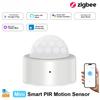 Zigbee С/Без Подставки PIR Датчик Движения Движение Тела Человека Инфракрасный Детектор Датчик Охранной Сигнализации Работает С Приложением