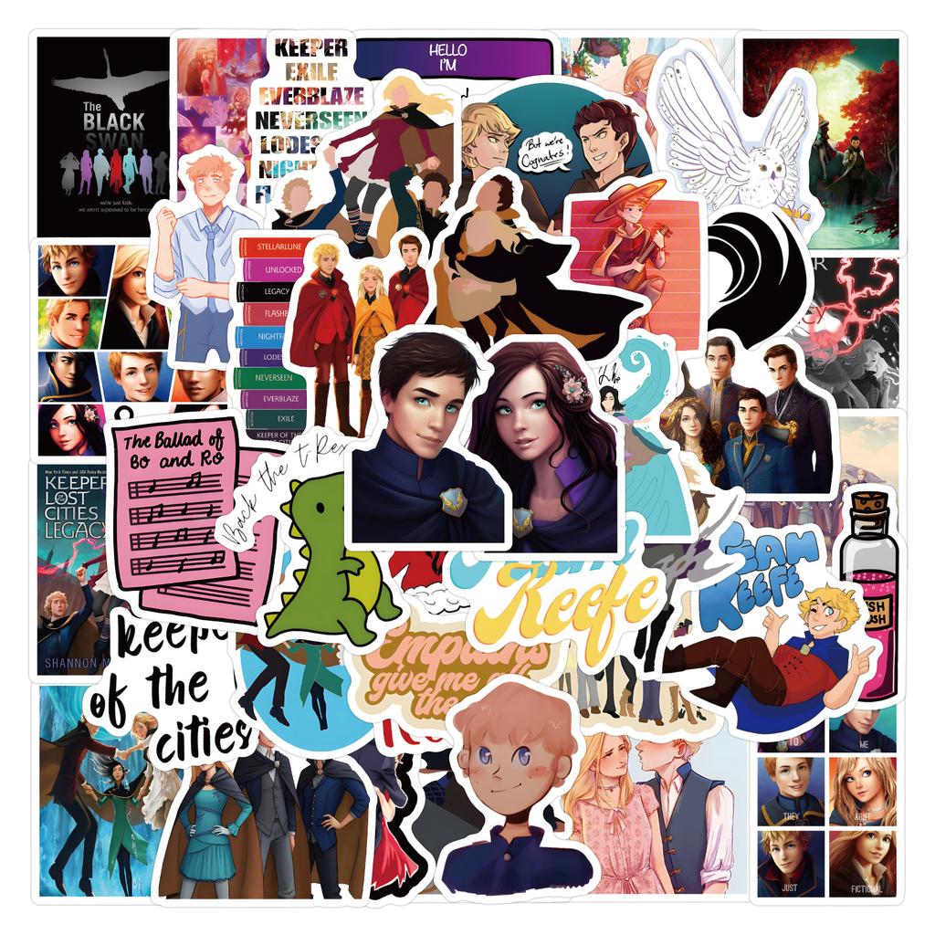 55 New Keeper of The Lost Cities Graffiti Stickers Notebook Suitcase Stickers