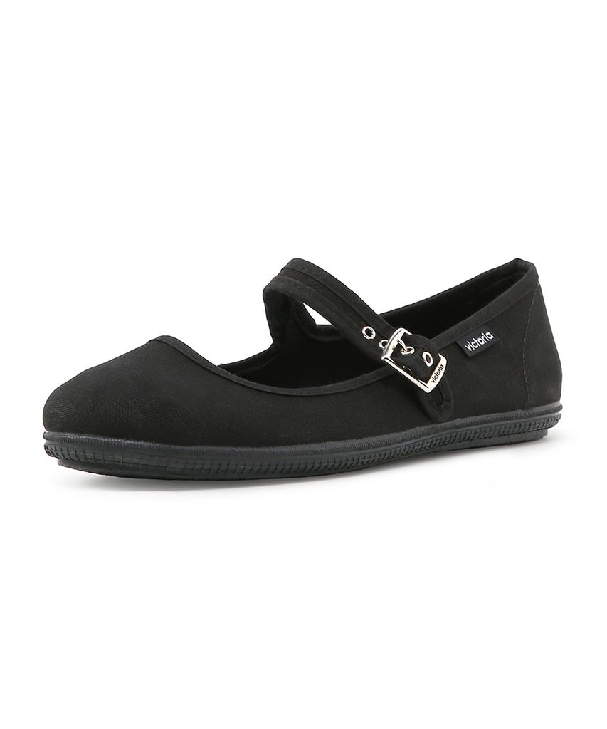 Victoria Shoes Хлопковые Мэри Джейн (1049929-Черный)