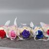 1Pcs Bear Soap Rose Bouquet Valentines Day Gift For Fridend Wedding Bouquet Home