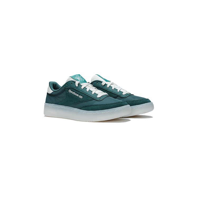 Reebok Club C 85 Comfortable Retro Low-Top Sneakers Unisex Sneakers Green 100222333
