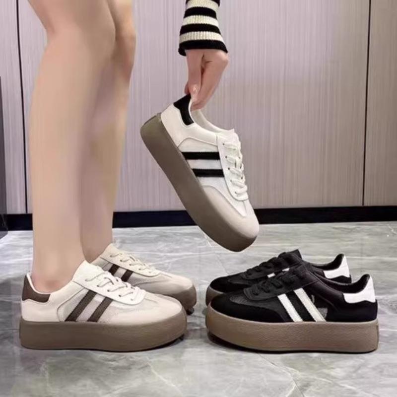 Женская сетчатая обувь на толстой подошве женская летняя новая Сяобай повседневная спортивная обувь для скейтборда лето лето