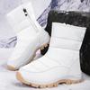 Winter Hiking Boots Shoes for Women Platform Fur Warm Snow Boots Waterproof Slip On Women Boots Shoes
