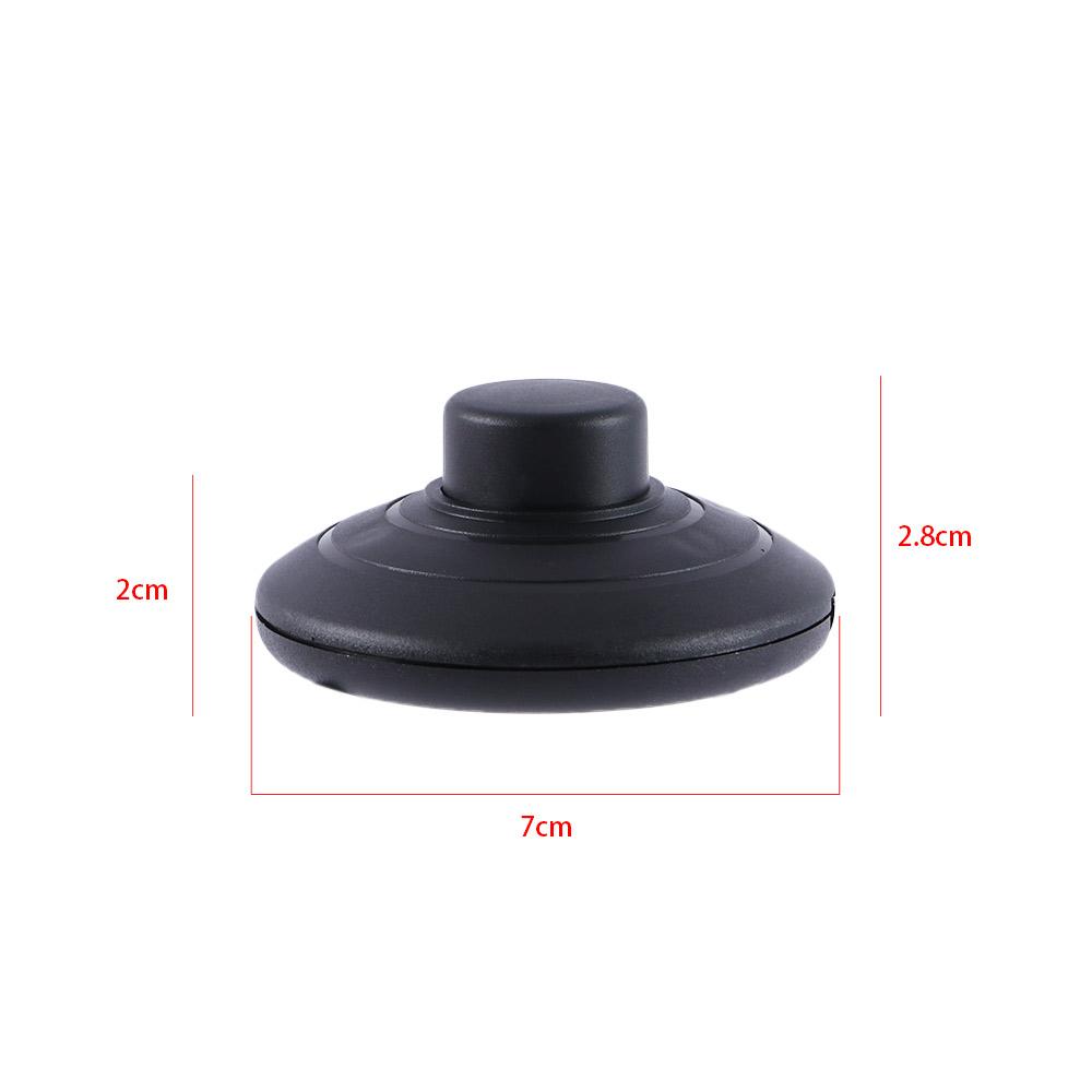 Plastic In-line Lamp Black Lighting Switch Pedal Light Switch Foot Pedal Push Switch Foot Switch