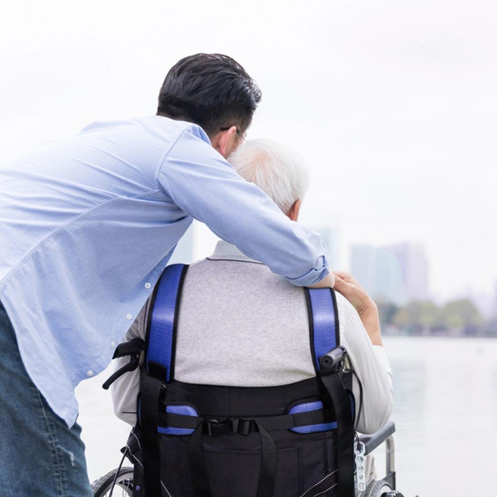 Ремень безопасности для инвалидной коляски, жилет для поддержки туловища для пожилых людей с ограниченными возможностями