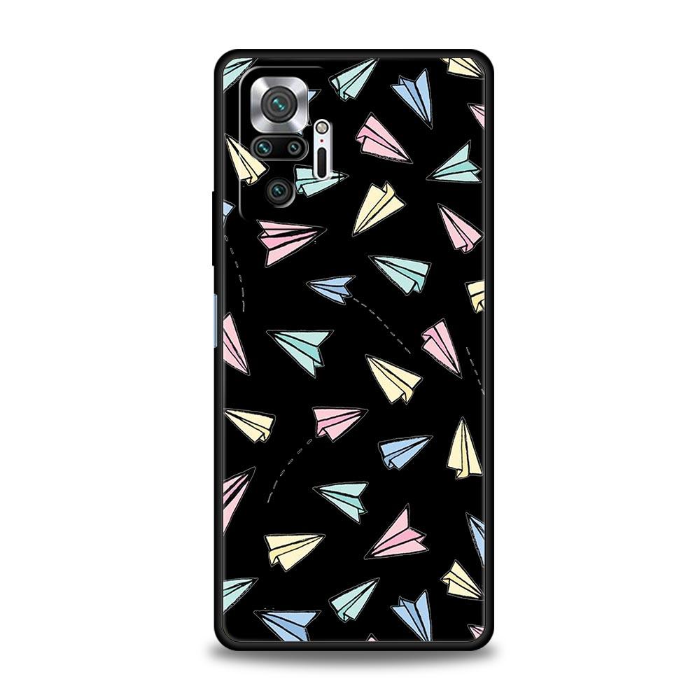 Airplane World Map Travel For Xiaomi Redmi Note 11 10 9 8 Pro Phone Case 10S 9S 7 8T 9T 9A 8A 9C K50 K40 Gaming 11T 5G Cover