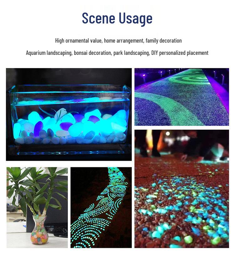 Glowing Marine Animal and Seashell Gemstone Toy for Aquariums by Luminous Stone