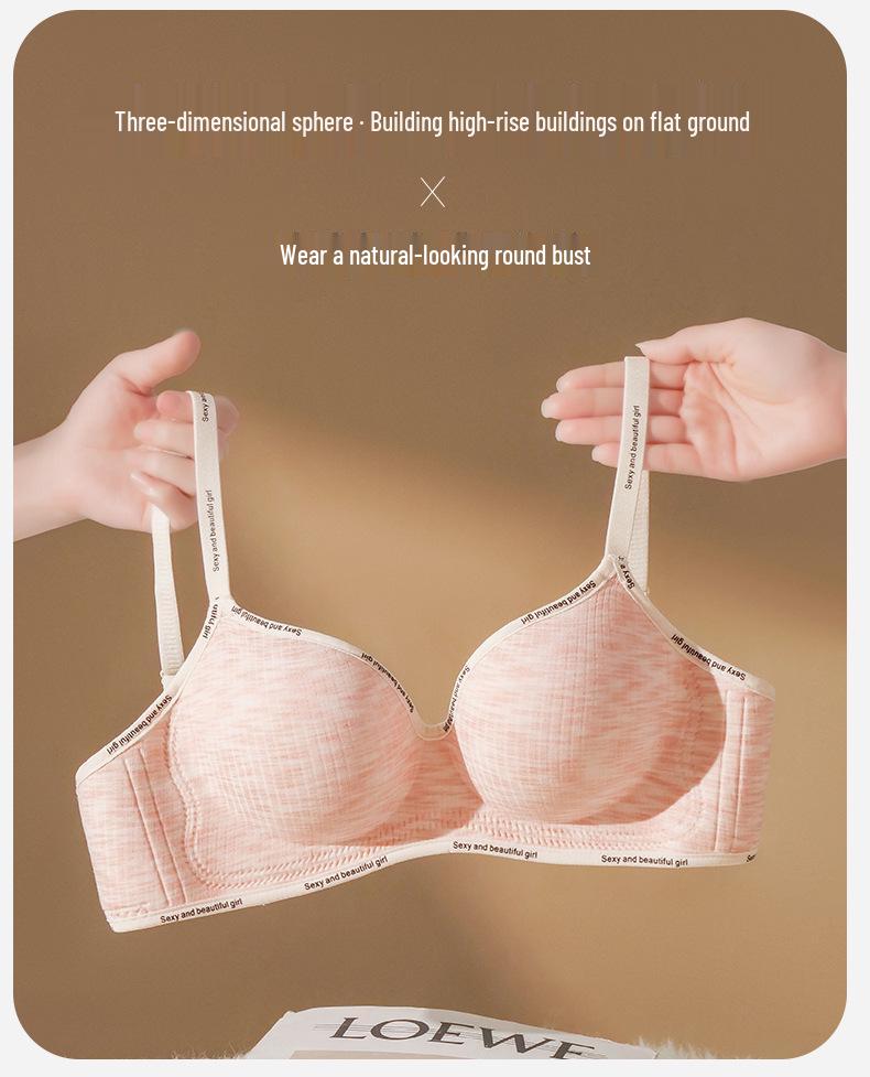 Бесшовный бюстгальтер пуш-ап для женщин: Толстый наполнитель, без косточек, боковая поддержка, против провисания для увеличения маленькой груди