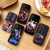 Чехол для телефона Helluva Boss Блитцо для Samsung S25, S24, S21, S22, S23, S30, Ultra, S20, Plus, Fe, Note, 10, 9, 5G Черный
