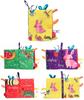 3D Animal Tail Cloth Book for Babies - Tear-Resistant and Quiet