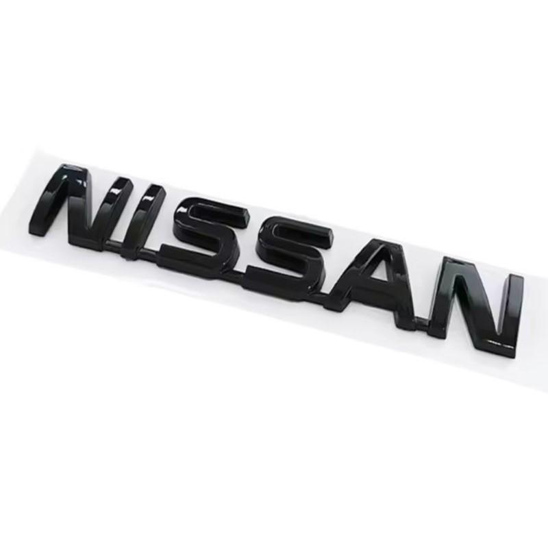 CHHUPY1 ABS Plastic Car Trunk Rear Logo Stickers Letter Decals For Nissan X-trail Qashqai Rogue Sport RogueAltima Versa Juke Leaf