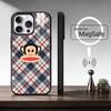 Чехол для телефона P-Paul F-Frank Fashion для iPhone17,16,15,14,13,12,11 Plus,Pro Магнитный для Magsafe Беспроводной зарядки