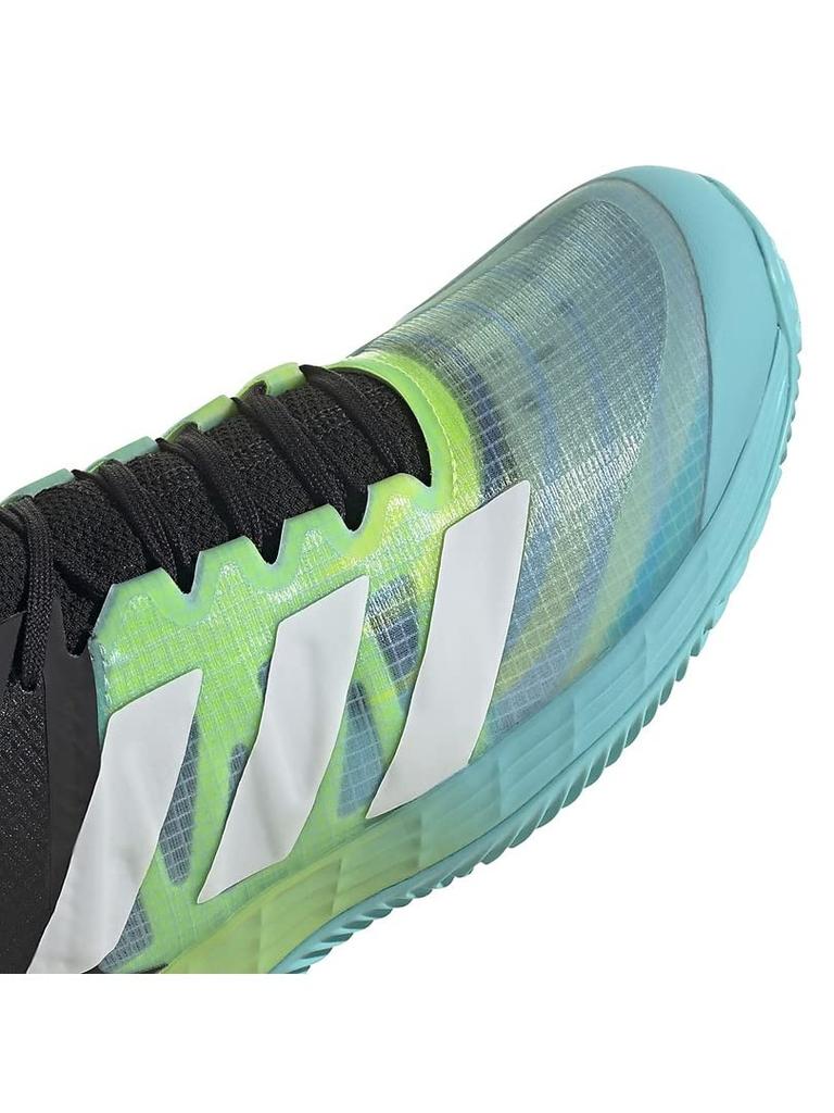 Tennis Shoes Adizero Ubersonic 4 Clay Court Tennis LVJ85 22 Model Core Slime Cm [Adidas] Spring/Summer Women's Black/Footwear White/Pulse (GW2517)