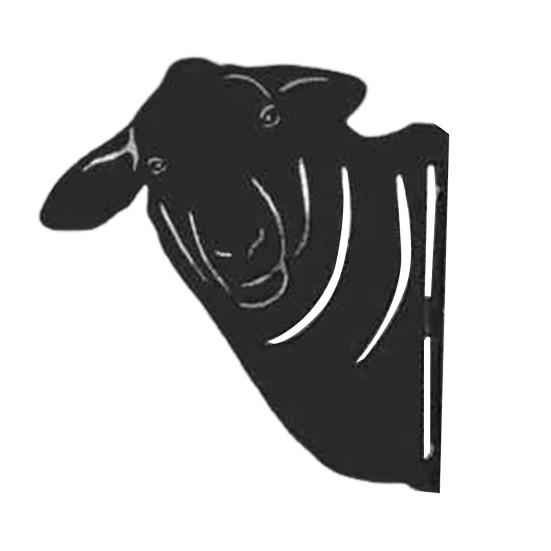 Металлический знак с изображением животных Peek-a-Boo, деревенский силуэт животного, садовый знак, выглядывающее животное, знак для фермы, наружный столб, украшение для забора из дерева