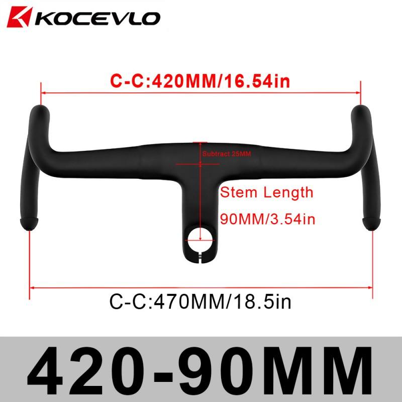 K05 Carbon Fiber Gravel Integrated Drop Bar Road Bike Internal Cable Routing With Washers