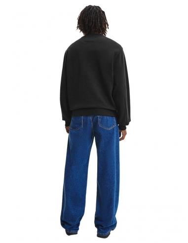 Calvin Klein Sweatshirt Relaxed Fit 100% cotton terry Black