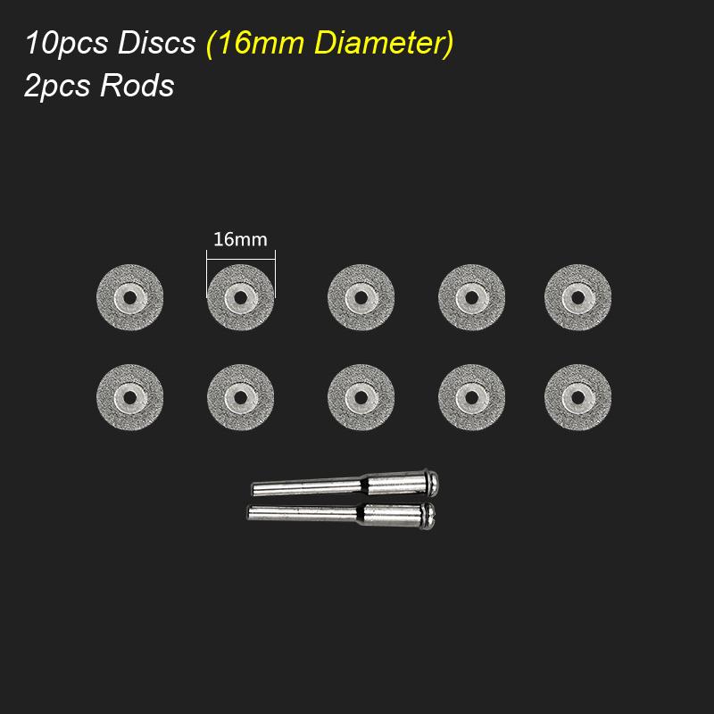 Алмазный отрезной диск, вращающийся инструмент, дисковая пила для мини-сверла Dremel, оправка, отрезной круг по дереву, камню, пластику, стеклу, плитке