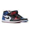 Air Jordan 1 Retro High OG 'Top 3' (Unisex) Black / Black / White Vintage Basketball Shoes 555088 026