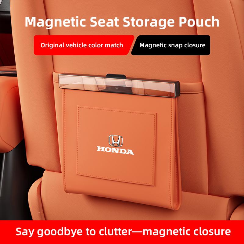 Car Seat Back Trash Bag Interior Storage Accessories For Honda CR-V Accord Civic HR-V Pilot Odyssey Fit Jazz Vezel CITY Freed AS9